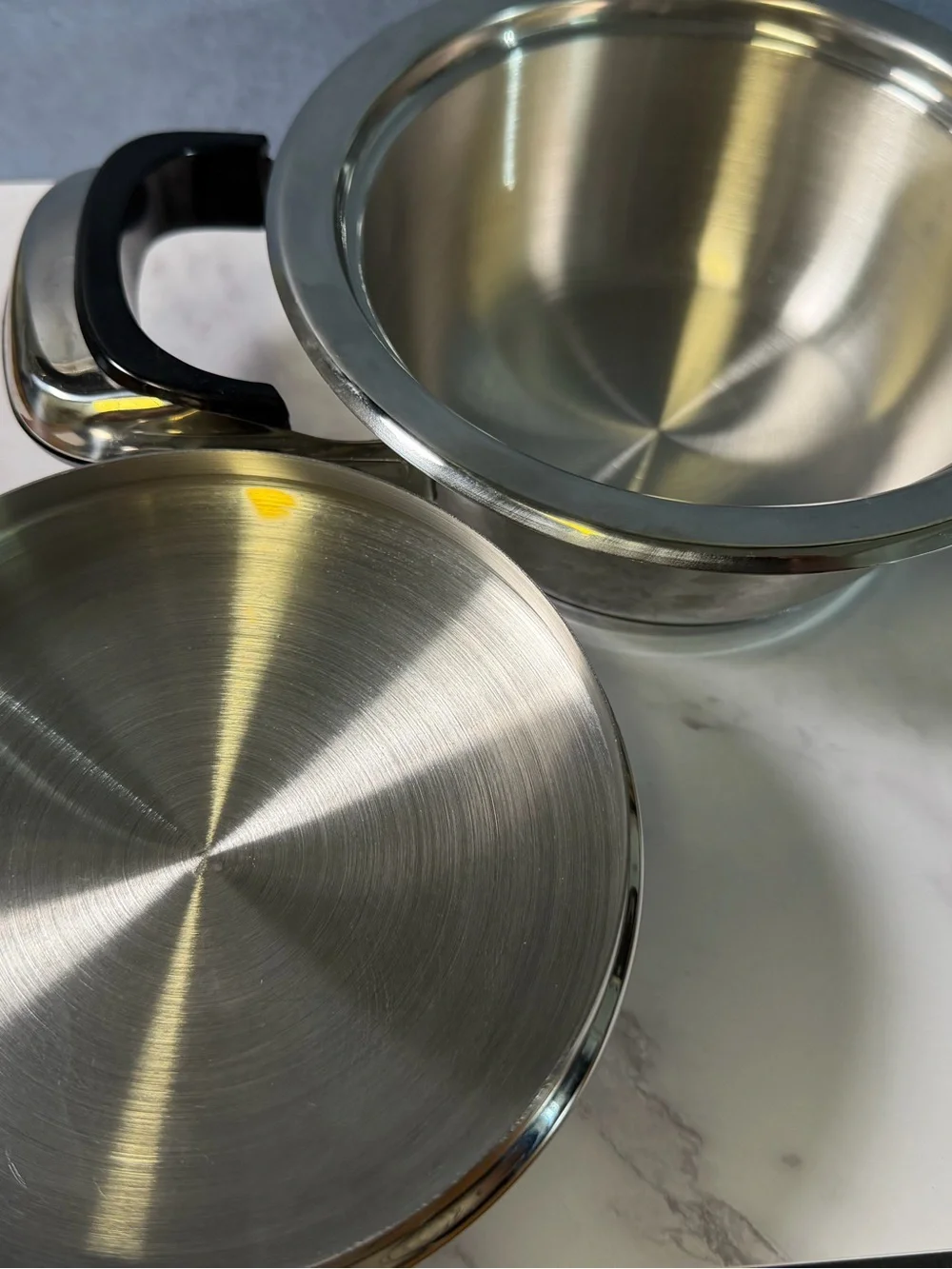 Rainbow Stainless Steel Lid with Integrated Temperature Gauge - Silver